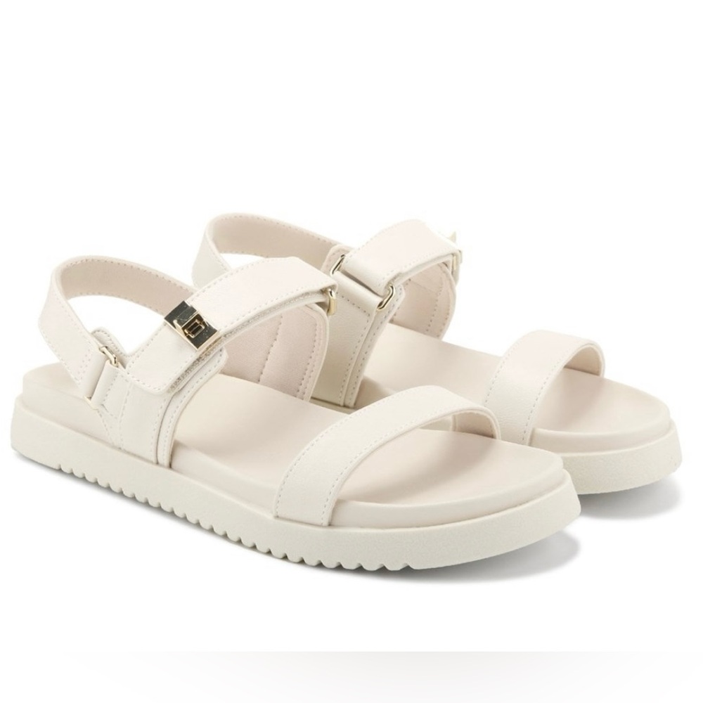 Steve Madden Kids Cream Sandals